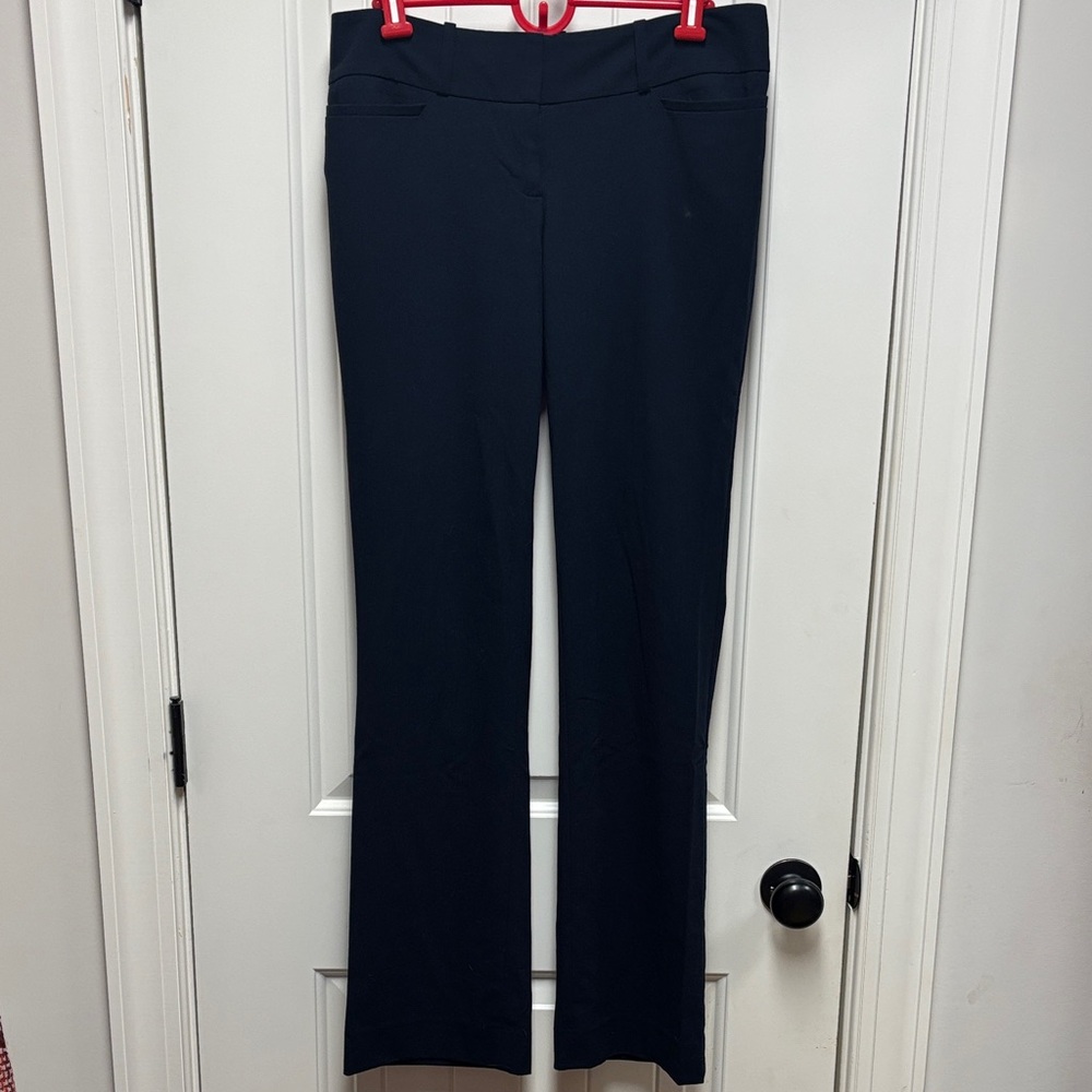 The Limited Dark Blue Flare Dress Pants